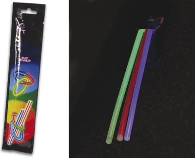 Image de Jeu De Tubes Fluorescents I 0 5 X 20 Cm - Diffirentes Couleurs (3 Pcs / Jeu)