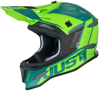 Produktbild von Just1 JDH Assault Mips Downhill Helm Farbe: Grün, Grösse: XS (53/54)