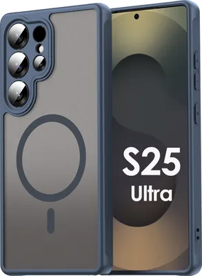 Produktbild von Handyhülle für Samsung Galaxy S25 Ultra Matt Case Schutzhülle Kratzfest Passgenau Blau