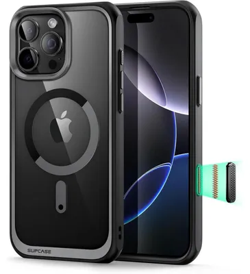 Obrázek produktu pro Ochranné pouzdro pro iPhone 16 Pro 6,3'' s technologií MagSafe, průhledné, černé