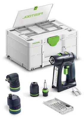 Zdjęcie produktu dla Wiertarko-wkrętarka akumulatorowa Festool C 18 zestaw podstawowy | 578831