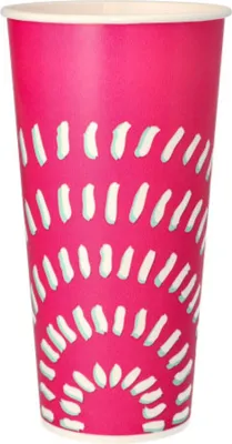 Obrázok produktu pre Papstar papierový pohár ružový 500 ml 50 ks 1 balenie