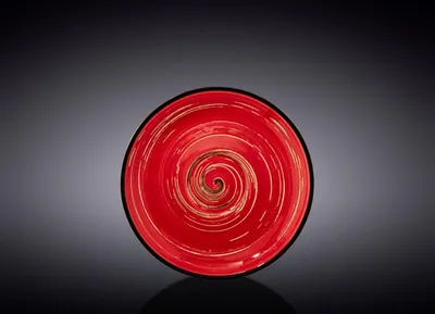Produktbild von Wilmax Porzellan Untertasse, 15 cm, Spiral Red Kollektion, WL-669236/B