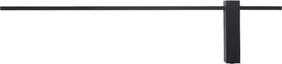 Produktbild von LED Wandlampe mit Schalter Aluminium B: 120 cm Schwarz länglich neutralweißes Licht 4000 K 570 lm Modern