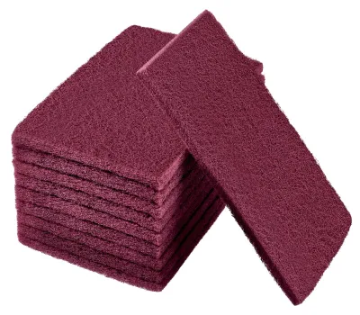 Scuff-Pads 20,3x12,7 cm, kastanienbraun, 10 Stück, Schleifpads
