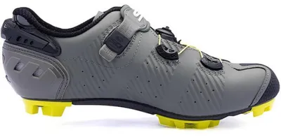 Produktbild von Sidi MTB Drako 2S SRS military/yellow 43 - Highend-MTB-Schuh mit Carbonsohle.