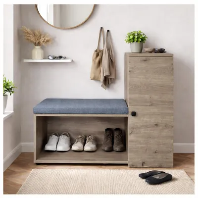 Produktbild von Schuhschrank mit Sitzbank Thekla Artisaneiche