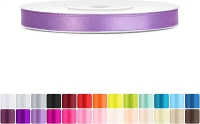 Produktbild von Satinband 6mm Flieder - 25 Meter Rolle Geschenk- & Schleifenband