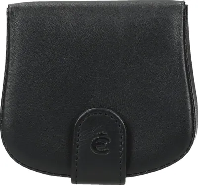 Produktbild von Esquire Leder Geldbörse Logo Coin Wallet Black schwarz