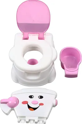 Zdjęcie produktu dla Dziecięca toaleta do nauki korzystania z nocnika Ergonomiczna, wygodna i poręczna toaleta dla maluchów do domu Różowy PP