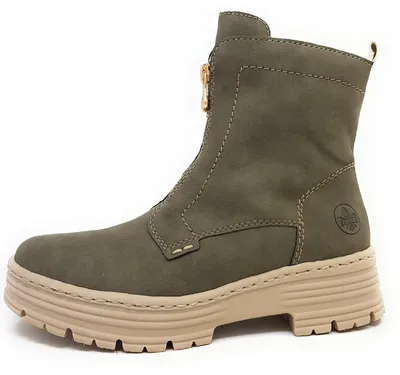 Produktbild von Rieker Damen Winterstiefeletten/ Boots Grün Kunstleder Größe: 37