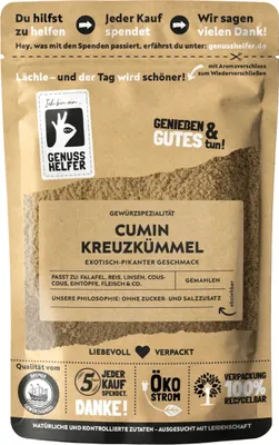 Produktbild von Kreuzkümmel, gemahlen, Cumin zum Kochen, 3 x 75g