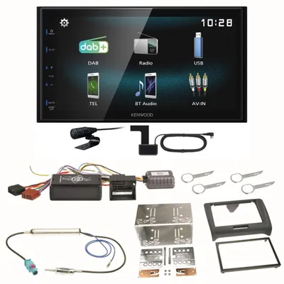 Produktbild von Kenwood DMX-125DAB Bluetooth Digitalradio MP3 USB DAB+ Einbauset für Audi TT 8J