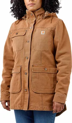 Produktbild von Carhartt Weathered Duck Loose Fit Mantel Braun L Braun L