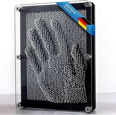 Produktbild von 3D Nagelbild Pinart Pinpressions XXL Nagelspiel & Nagelbrett für faszinierende 3D Skulpturen - Retro Deko mit Acrylglas, 21x16 cm