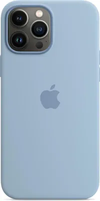 Zdjęcie produktu dla Apple Silicone Backcover MagSafe voor de Apple iPhone 13 Pro Max - Blue Fog
