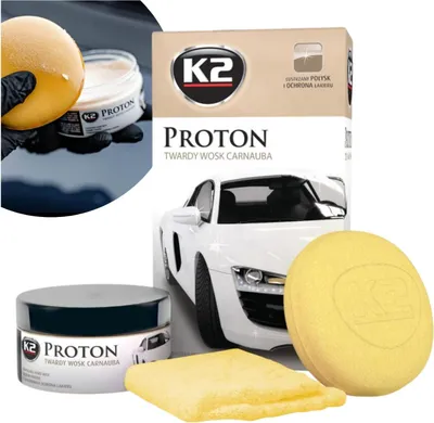 Immagine prodotto di PROTON Cera dura Carnauba, 200 g + applicatore + microfibra