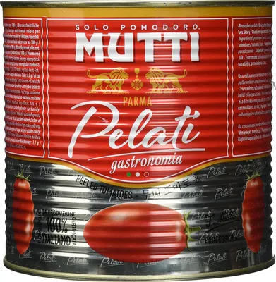 Produktbild von Mutti Pelati loupaná rajčata loupaná rajčata na vaření 2500g