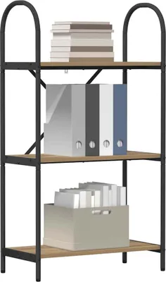 Zdjęcie produktu dla vidaXL Regał dębowy Artisan 60 x 30 x 109 cm materiał drewnopochodny