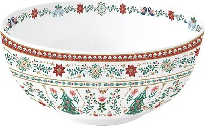 Zdjęcie produktu dla Porcelanowa miska świąteczna Folk