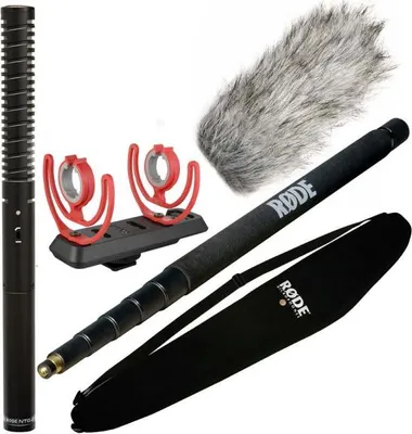 Produktbild von Rode NTG-2 mit Deadcat mit SM3R mit Micro Boompole mit Bag