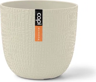 Zdjęcie produktu dla Capi Europe - Kula doniczkowa Skin 'made with' - Sawdust beige - 17x15