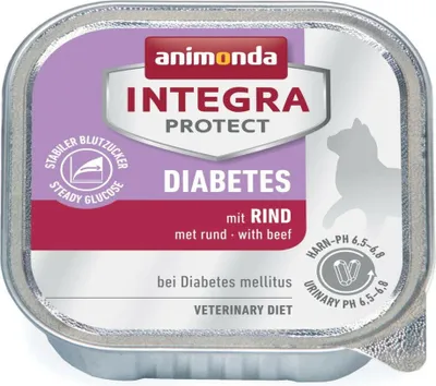 Produktbild von ANIMONDA Integra Protect Diabetes Beef  - nassfutter für Katzen - 100g