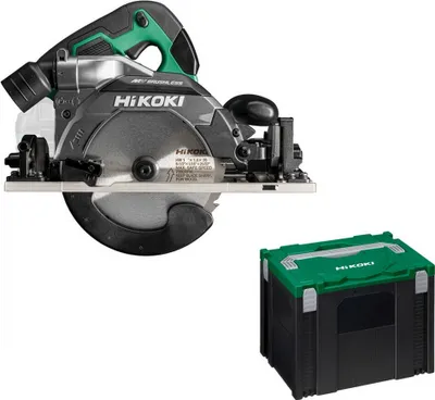 Produktbild von HiKOKI Akku-Handkreissäge 36 V Brushless, Ø 165 mm, Schnitttiefe 66 mm, incl. Führungsschlitten, Koffer