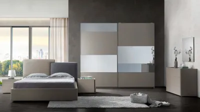 Produktbild von Schlafzimmer-Set Nicole 6-Teilig in Graubeige