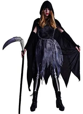 Zdjęcie produktu dla Kostium ducha na halloween damski z peleryną strój przebranie