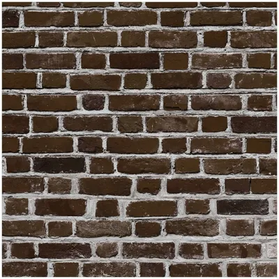 Produktbild von Wallario Premium Glasbild, freischwebende Optik, kräftige Farben, Größe 30 x 30 cm Motiv Ziegelsteinwand in braun - Backsteine