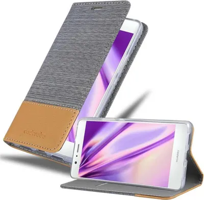 Obrázok produktu pre Cadorabo puzdro pre Huawei P9 LITE 2016 / G9 LITE ochranné puzdro v sivej farbe puzdro na mobilný telefón kniha kryt