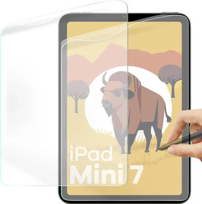 Produktbild von Papierimitationsfolie für iPad Mini 7 gen. 2024 / iPad Mini 6 gen. 2021, Bizon Film Tab Papirus Duo, 2 Stück
