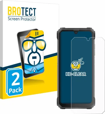 Produktbild von 2x Für Blackview BV8800 Schutzfolie BROTECT Displayschutz Display Schutz Folie Klar Transparent