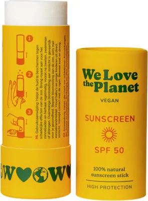 Productafbeelding van We Love The Planet Sunscreen Stick - SPF 50 (40 gr)