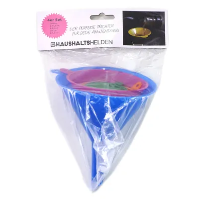 Produktbild von 4 Teilig Trichter Einfülltrichter Fülltrichter 4 Farben 90194