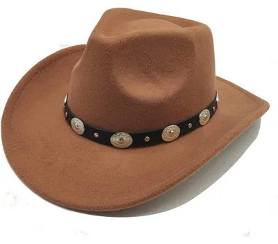 Productafbeelding van Cowboyhoed, westernhoed, fedora, dames, heren, brede rand, one size, khaki