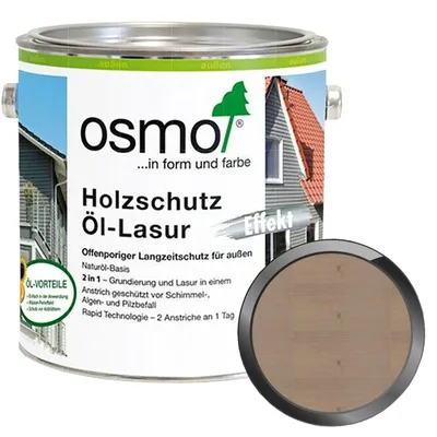 Produktbild von Osmo Holzschutz Öl-Lasur Effekt - 2.5 Ltr 1140 Achatsilber