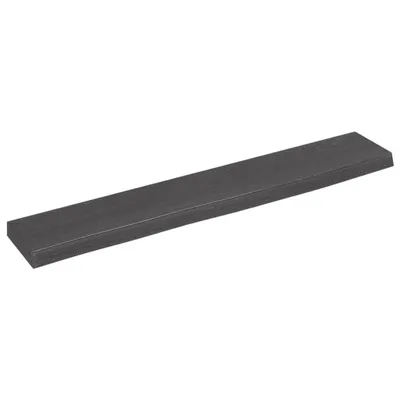 Image de vidaXL Étagère murale marron foncé 60x10x2 cm Chêne massif traité