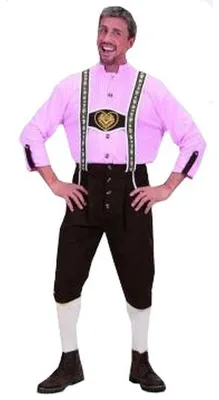 Produktbild von Kostüm Bayer Gr. XL Hemd und Lederhose
