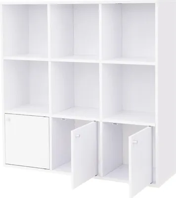 Produktbild von Hoppa! | Bücherregal 9 Fächer | Weiß - Holz