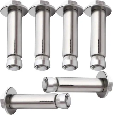 Produktbild von Rostfreie Stahl-Expansionsanker mit 6 Stücken M10-Schrauben, verzonkene Kopf, Stretchanker, 304-Rostfreier Stahl