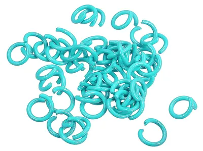 Offene Federringe 10 mm, Mint, 100 Stück, Kohlenstoffstahl