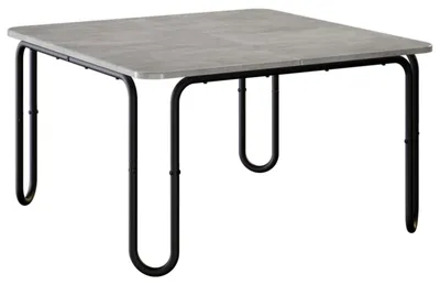 Obrázek produktu pro Konferenční stolek, barva betonová šedá, rozměry 79,5 x 79,5 x 45 cm, materiál: dřevovláknitá deska