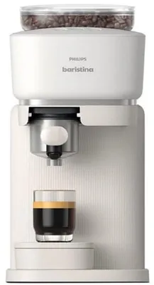 Zdjęcie produktu dla Philips BAR300/00, Ekspres do espresso, 1,2 l, Ziarna kawy, Wbudowany młynek, Biały