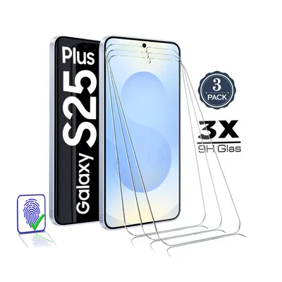 Produktbild von 3X Für Samsung Galaxy S25 Plus 5G ( S25+ ) Panzerglas Glasfolie Display Schutz Folie Glas 9H Hart Echt Glas Displayschutzfolie 3 Stück
