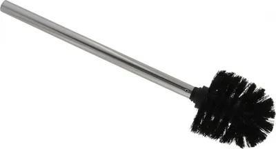 Produktbild von Toilettenburste schwarz/silber 34,5 cm aus Edelstahl