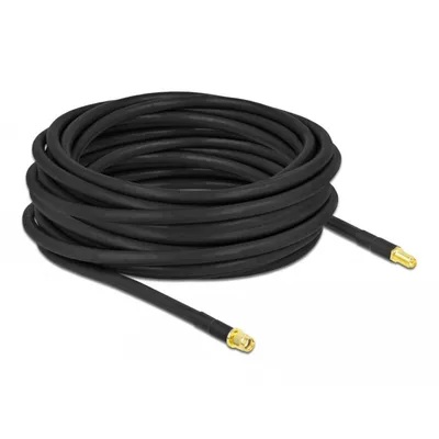 Produktbild von Delock Antennenkabel RP-SMA Stecker zu RP-SMA Buchse LMR/CFD300 10 m low loss