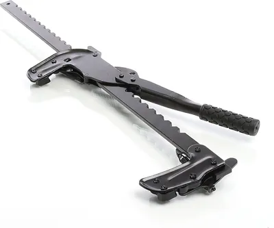 Produktbild von XPOtool Drahtspanner 81,5 cm für Zäune, Zaunspanner mit 530 mm Spannweg, Spannwerkzeug für Weidezaun und Zaundraht zum Dehnen und Spleißen von Draht