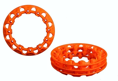 Produktbild von Zierblende Felgenblende für Reifen Quadreifen 18x9,5-8 19x7-8 Quad ATV  Farbe: Orange